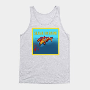 Slava Ukraini Russian Bugs Tank Top